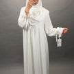 Ensemble Abaya Mila avec Khimar blanc