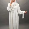 Ensemble Abaya Mila avec Khimar blanc