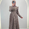 Mina Evening dress Taupe