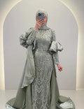 Robe de soirée Tias Menthe