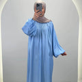 Simla Abaya Bleu