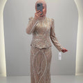 Miyasa Abendkleid Beige 01