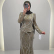 Robe de soirée Miyasa verte