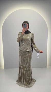 Robe de soirée Miyasa Verte