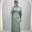 Robe de soirée Asell Menthe