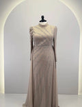 Robe de soirée Nayla Beige