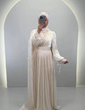 Oysu Evening dress Beige 01