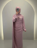 Robe de soirée Timia rose