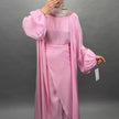 Abaya Gabiya Beige Rose