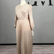 Robe de soirée Ponti beige