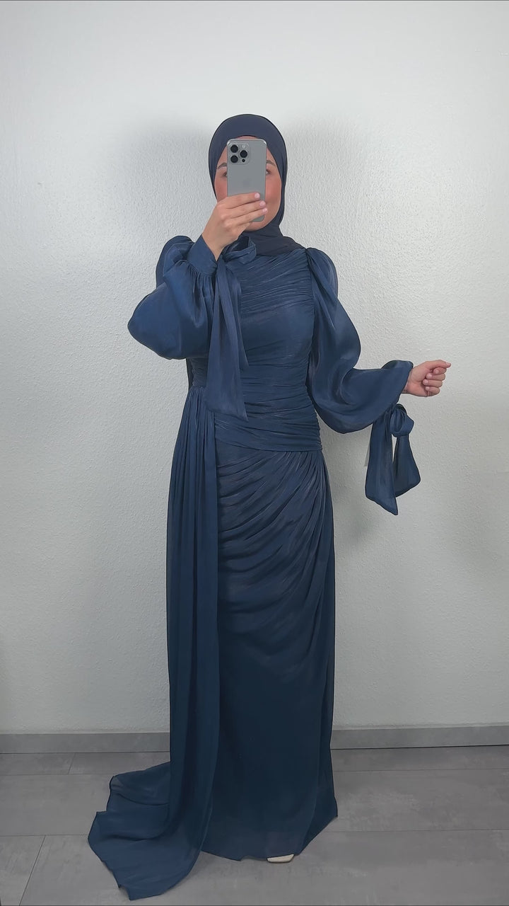 Robe de soirée Dunja bleu foncé