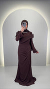 Sanya Evening dress Brown