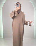 Robe de soirée Selia Taupe