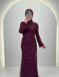 Tuyana Evening dress Wine Red