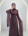 Yarenay Robe de soirée Marron