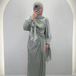 Robe de soirée Yildiz Menthe