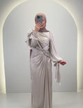 Robe de soirée Yildiz Beige 01