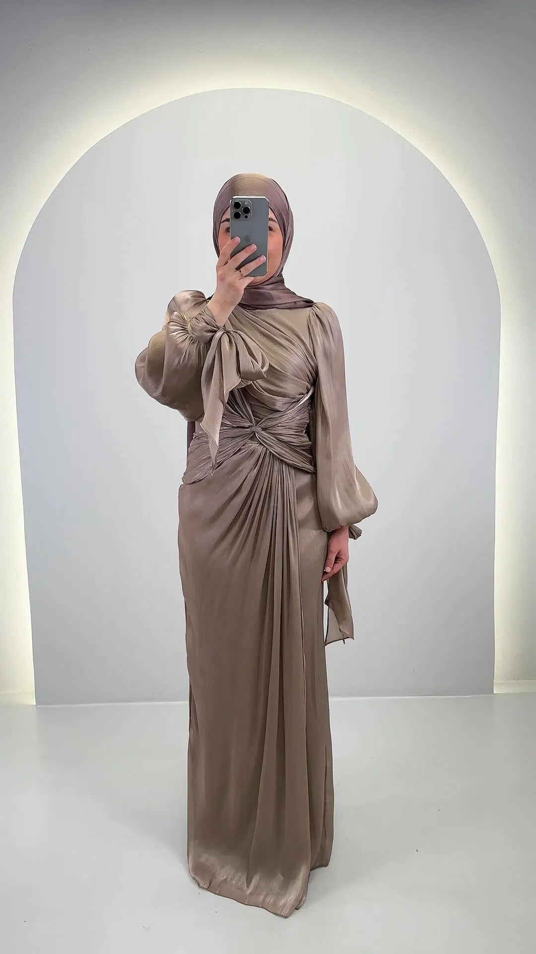 Yildiz Evening dress Taupe